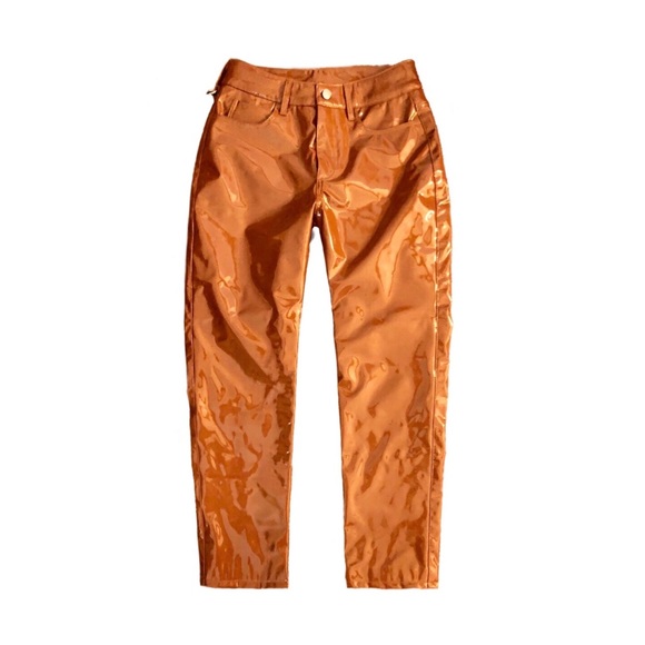 Simon Miller W009 Faux Patent Leather Glossy Pants